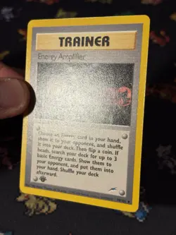 Pokemon Card Energy Amplifier 98/105 Neo Destiny FIRST EDITION - (NM) - Image 3