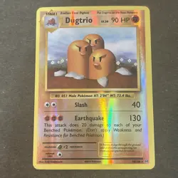 Dugtrio 56/108 XY: Evolutions Reverse Holo Rare Pokemon Card Pokemon TCG LP - Image 1
