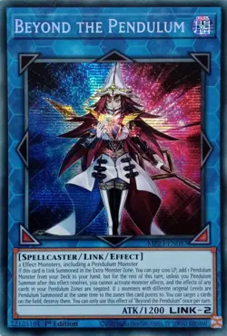 MP23-EN087 BEYOND THE PENDULUM SECRET RARE 1ST EDITION YuGiOh CARD - Image 1
