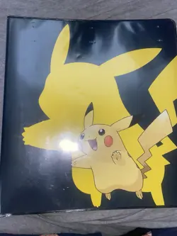 ULTRA PRO Pokemon Pikachu 3 Ring Binder Card Holder with Sleeves Cards Nidoking - Image 1