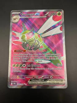 Pokemon TCG Yanmega EX Full Art Card Destined Rivals 206/182 - Image 1