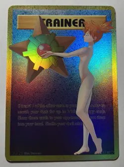 SEXY HEROINE WAIFU Misty POKEMON ACG PREMIUM HOLOFOIL CARD NM - Image 1