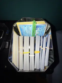 Pokemon Crown Zenith Tin w/ Huge Lot of Cards and Coins - Image 2