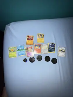 Pokemon Crown Zenith Tin w/ Huge Lot of Cards and Coins - Image 3