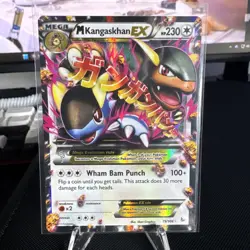 Pokemon TCG XY Flashfire Mega M Kangaskhan EX Holo Rare Card 79/106 - Image 1