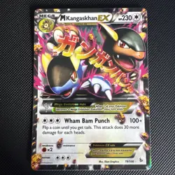 Pokemon TCG XY Flashfire Mega M Kangaskhan EX Holo Rare Card 79/106 - Image 3