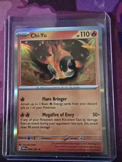 Chi-Yu 029/182 Paradox Rift Pokemon Holo Card Near Mint Condition - Image 1