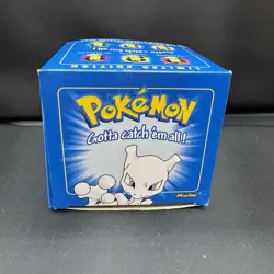 Vintage 1999 Pokemon Burger King 23k Gold Plated Trading Card Mewtwo Blue Sealed - Image 1