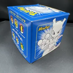 Vintage 1999 Pokemon Burger King 23k Gold Plated Trading Card Mewtwo Blue Sealed - Image 4