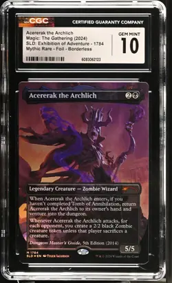 ACERERAK THE ARCHLICH Secret Lair Foil Mythic CGC 10 MTG [Nostalgium] - Image 1