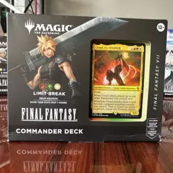 Magic The Gathering Final Fantasy VII Commander Deck - Limit Break MTG - Sealed - Image 1