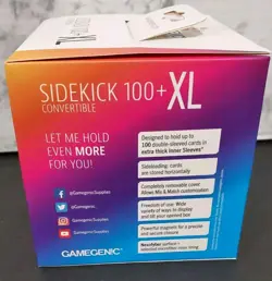 SIDEKICK 100+ XL GREEN Deck Box GameGenic NEW - Image 3