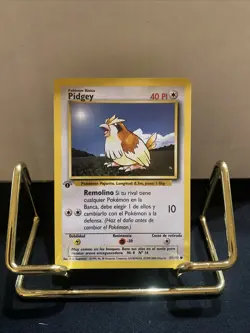 Pokemon TCG Base Set Pidgey #057 1st Edition Spanish - Image 1
