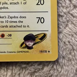 Rocket's Zapdos Celebrations: Classic Collection 15/132 Pokemon TCG Holo - Image 5