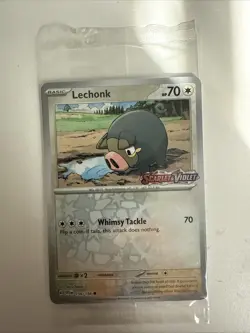 Lechonk 156/198 - Pokemon TCG Scarlet & Violet Stamped Best Buy Promo Sealed - Image 1