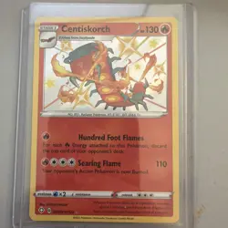 Pokemon TCG Centiskorch SV019/122 Shining Fates Shiny Vault Holo NM - Image 1