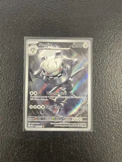 Pokemon TCG Mega Evolution Steelix 150/132 Illustration Rare Full Art - Image 1