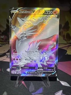 Pokemon Reshiram V (Full Art) Ultra Rare SWSH12: Silver Tempest 172/195 NM Holo - Image 1