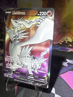 Pokemon Reshiram V (Full Art) Ultra Rare SWSH12: Silver Tempest 172/195 NM Holo - Image 2