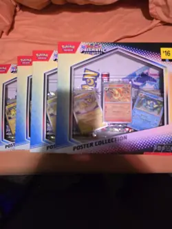 4X Pokemon TCG Prismatic Evolutions Poster Collection Box Free Shipping - Image 1