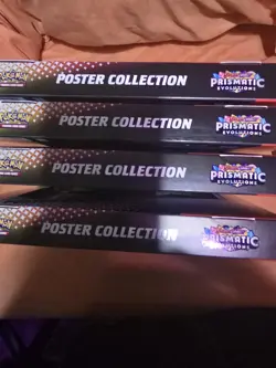 4X Pokemon TCG Prismatic Evolutions Poster Collection Box Free Shipping - Image 2