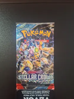 1 x Pokemon Stellar Crown Booster Pack NEW and sealed - Image 1