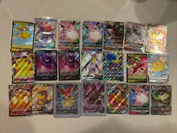 Card Lot Of 21 Pokemon TCG Vmax/V/GX - Image 1