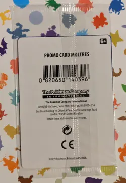Pokemon TCG Moltres 19/181 Team Up Stamped Promo Sealed 2019 *Euro Exclusive* - Image 2