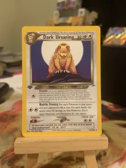 Pokemon Dark Ursaring 1st Edition Neo Destiny 21/105 Non-Holo Rare - Image 1