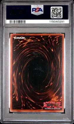 2002 Yu-Gi-Oh! Dust Tornado Pharaoh's Servant PSV 1st Edition Super Rare PSA 8 - Image 2