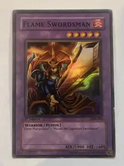 Flame Swordsman🔥 LOB-003 The Legend of Blue Eyes White Dragon 1ST EDITION - Image 1