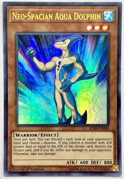 BLRR-EN049 Neo-Spacian Aqua Dolphin - Ultra Rare 1st Edition Near Mint YuGiOh - Image 1