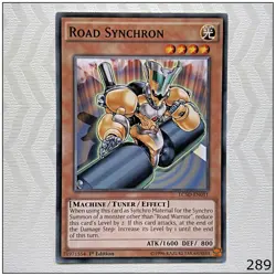 Road Synchron - LC5D-EN011 - Common 1st Edition Yugioh - Image 1