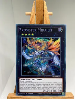 Exosister Mikailis - Prismatic Secret Rare 1st Edition MP23-EN256 - NM - YuGiOh - Image 1