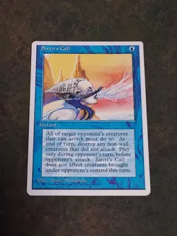 Siren's Call - 4th Fourth Edition Magic the Gathering MTG Single Card - Image 1
