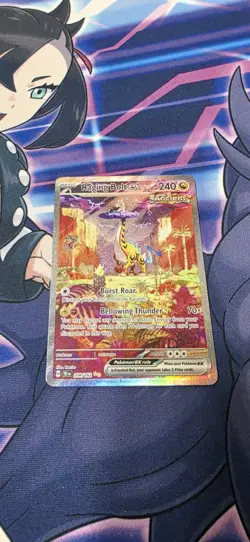 Pokemon TCG Raging Bolt EX Scarlet & Violet Temporal Forces 208/162 Holo Card - Image 2