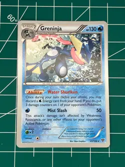 Pokemon Card Greninja #41 Pokemon XY Pokemon World Championships 2016 LP - Image 1