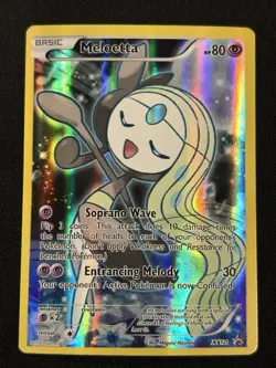 Meloetta XY120 XY Generations Mytical BLACK STAR Promo Pokemon Card - Image 1
