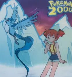MISTY AND ARTICUNO NEAR MINT/MINT 2 of 10 STICKER CARD TOPPS POKEMON MOVIE 2000 - Image 3