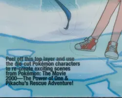 MISTY AND ARTICUNO NEAR MINT/MINT 2 of 10 STICKER CARD TOPPS POKEMON MOVIE 2000 - Image 4