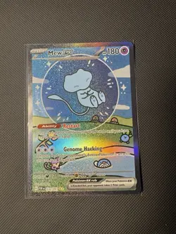Pokemon Mew EX TCG Paldean Fates Holo Card 232/091 Special Illustration Rare - Image 1
