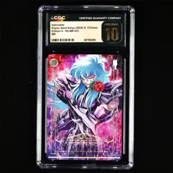CGC Pristine 10 KAYOU 2025 Saint Seiya CCG Card SS-MR-031 Aphrodite - Image 1
