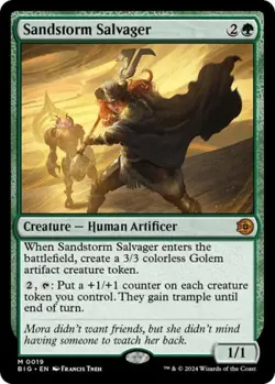 ~ Sandstorm Salvager ~ NM ~ Outlaws of Thunder Junction: The Big Score ~ MTG ~ - Image 1