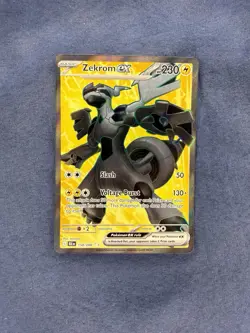 Pokemon Zekrom EX Full Art Holo Black Bolt Ultra Rare Card 158/086 NM Condition - Image 1