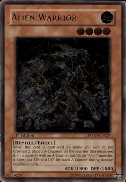 Alien Warrior 1st Ed Ultimate Rare POTD-EN027 Yu-Gi-Oh! - Image 1
