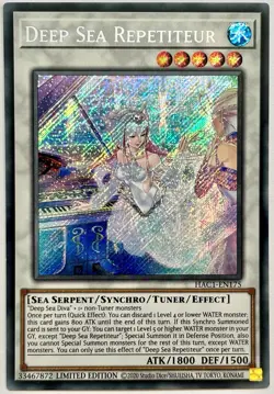 HAC1-EN175 Deep Sea Repetiteur - Secret Rare Ltd. Edition Near Mint YuGiOh Card - Image 1
