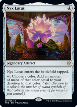 Nyx Lotus Theros Beyond Death HEAVILY PLD Rare MAGIC THE GATHERING CARD ABUGames - Image 1