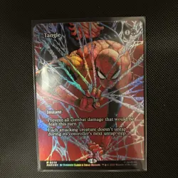 MTG Spider-Man Tangle Boarderless Foil M0038 - Image 1