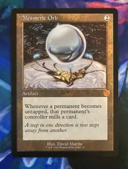 Mesmeric Orb Retro Frame NM - The Brothers' War Magic The Gathering - Image 1