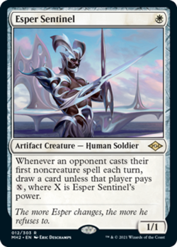 MTG Esper Sentinel, NM-Mint, English Modern Horizons 2 - Image 1